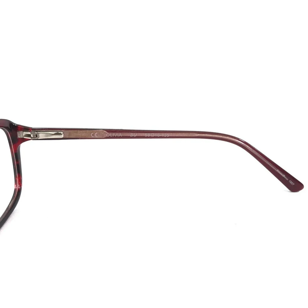Bloom Optics Eyeglasses Frames OLIVIA BU Burgundy Tortoise Cat Eye 58-16-135